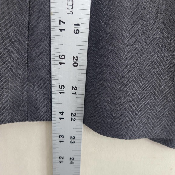 Gary Graham Women's Size 2 Blazer Gray Long Sleeve Linen One Button Lined - Picture 11 of 12